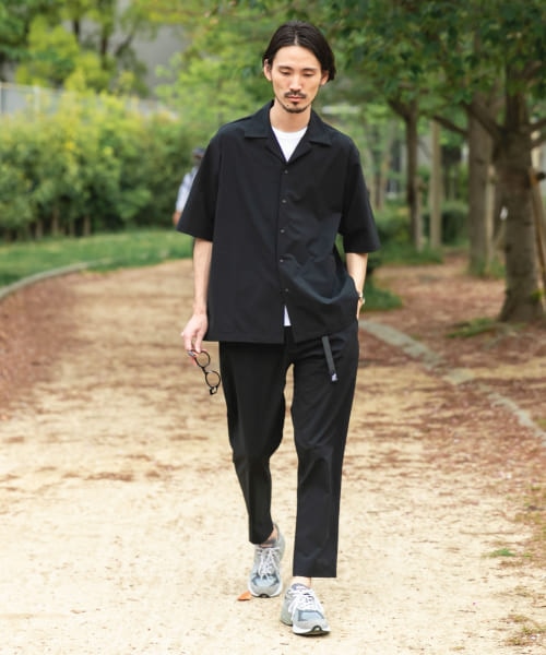 UR 『撥水/イージーケア』SOLOTEX STRETCH SHORT-SLEEVE SHIRTS|URBAN