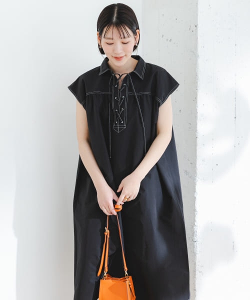 ROSSO ELY LACEUP A-LINE ONEPIECE|URBAN RESEARCH(アーバンリサーチ ...