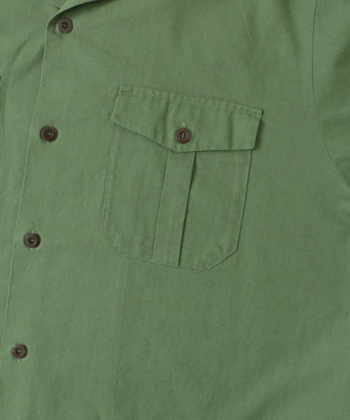 Sonny Label ARMY TWILL　Cotton/Linen Utility Shirts