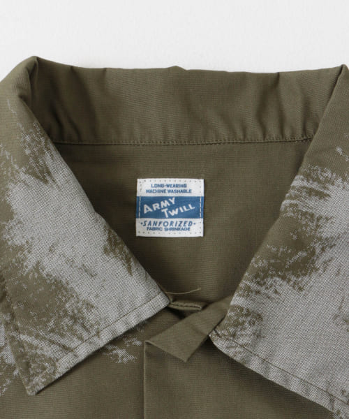 Sonny Label ARMY TWILL PrintCottonPlainBig Shirts|URBAN RESEARCH