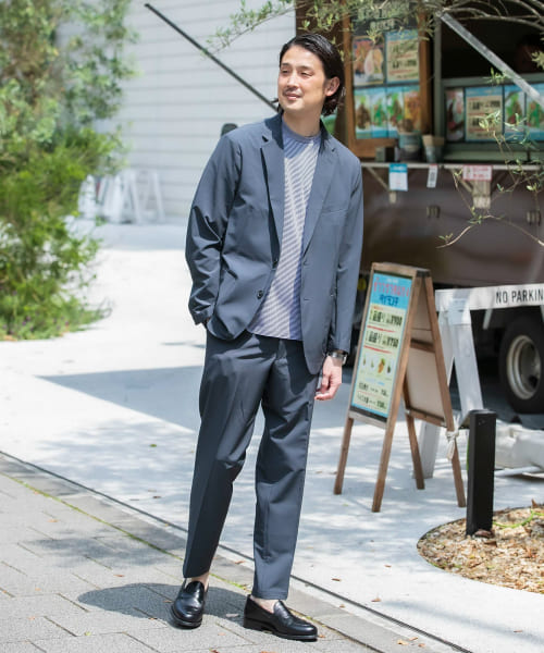 GRAY】『イージーケア』LIFE STYLE TAILOR 4WAYストレッチ