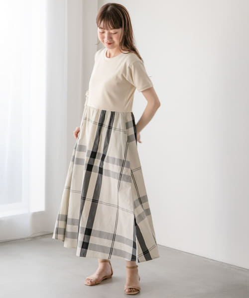 Sonny Label ドッキングカットBIGチェックワンピース