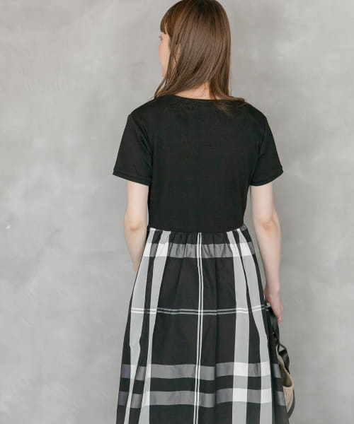 Sonny Label ドッキングカットBIGチェックワンピース