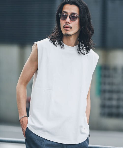 Sonny Label 『別注』BAEXFATE×Sonny Label　レイヤードノースリーブTシャツ