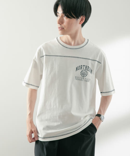 ITEMS 配色ステッチ フットボールTシャツ|URBAN RESEARCH(アーバン