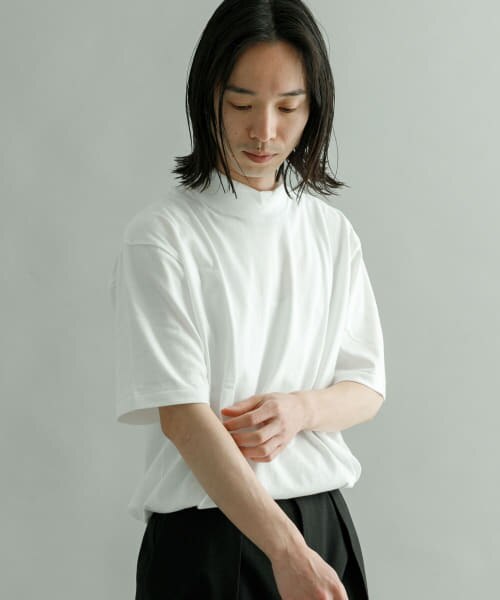 UR 『WEB限定/別注』久米繊維×URBAN RESEARCH モックネックショート