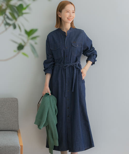 ROSSO 『別注』Lee×ROSSO　BELTED DENIM DRESS