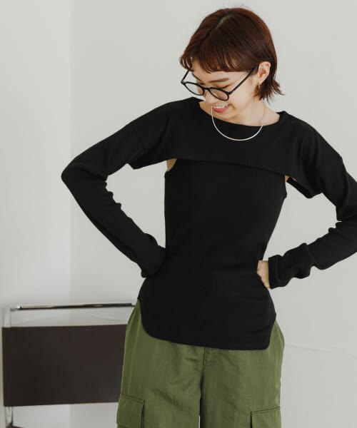 UR 『別注』Healthknit×URBAN RESEARCH レイヤードカットソー|URBAN