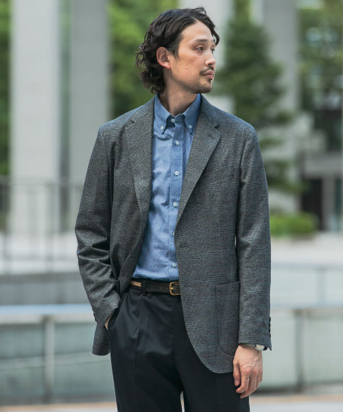 DOORS LIFE STYLE TAILOR ブラッシュドツイルジャケット|URBAN