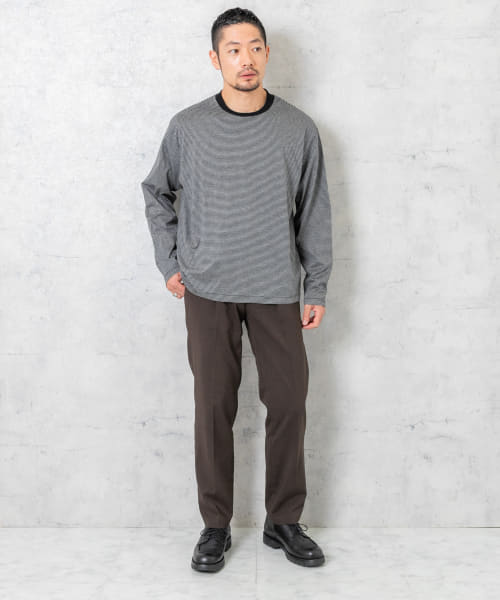 ROSSO 『XLサイズあり』JAPAN FABRICロングスリーブクルーTシャツ ...