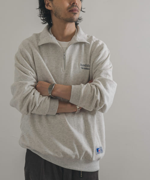 DOORS 『別注』RUSSELL ATHLETIC×DOORS HALF ZIP SWEAT|URBAN RESEARCH