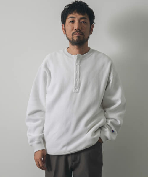 DOORS 『別注』Champion×DOORS 20th RW HALF SNAP CREW|URBAN RESEARCH