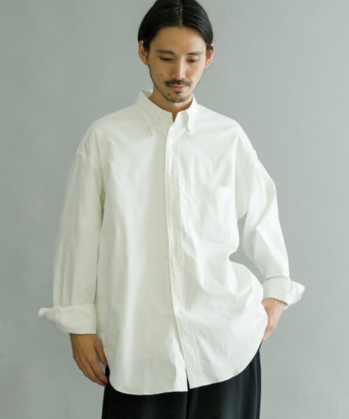 UR FUNCTIONAL WIDE BUTTON DOWN SHIRTS|URBAN RESEARCH(アーバン 