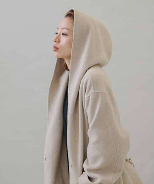 女性が喜ぶ♪ Sonny Label RESEARCH ウールリバーフードミディコート|URBAN ジャケット・アウター