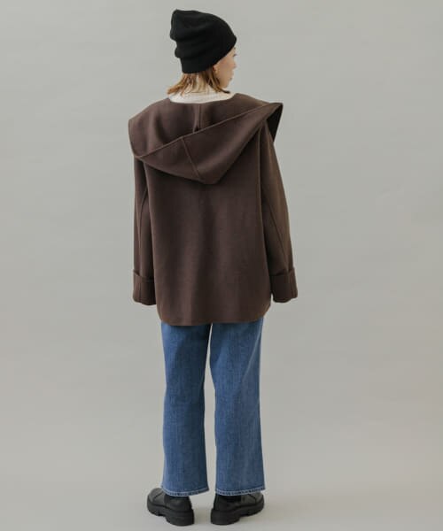 Sonny Label ウールリバーフードミディコート|URBAN RESEARCH Sonny Label ウールリバーフードミディコート|URBAN RESEARCH