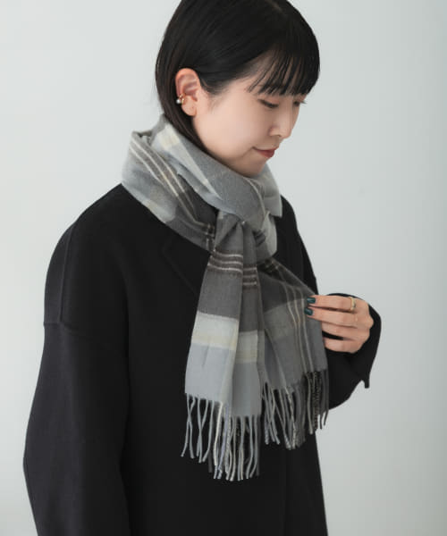 ファッション小物新品⭐︎ROSSO カシミヤマフラー