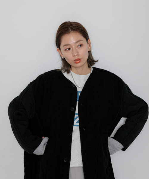 Sonny Label 『リバーシブル』USEDLIKEキルティングボアコート|URBAN