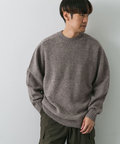 DOORS 『WEB限定』『4サイズ展開』手洗い可 WOOL100% クルーネック