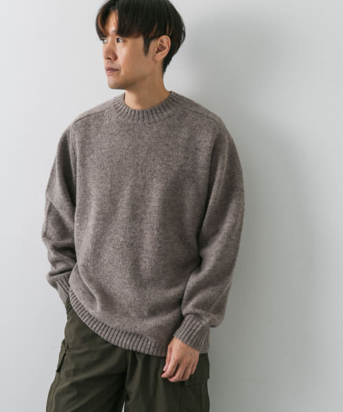 DOORS 『WEB限定』『4サイズ展開』手洗い可 WOOL100% クルーネック