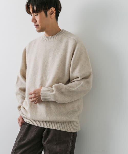 DOORS 『WEB限定』『4サイズ展開』手洗い可 WOOL100% クルーネック