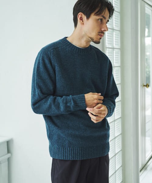 DOORS 『WEB限定』『4サイズ展開』手洗い可 WOOL100% クルーネック