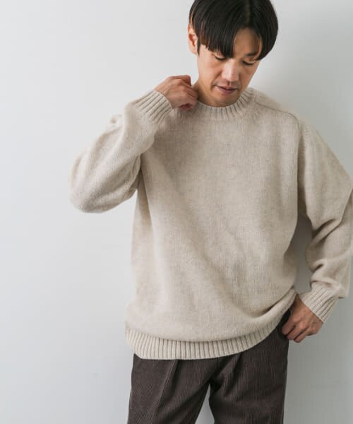 DOORS 『WEB限定』『4サイズ展開』手洗い可 WOOL100% クルーネック