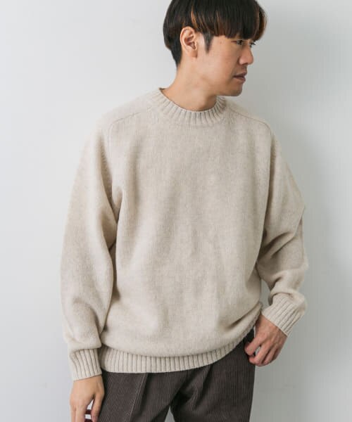 DOORS 『WEB限定』『4サイズ展開』手洗い可 WOOL100% クルーネック