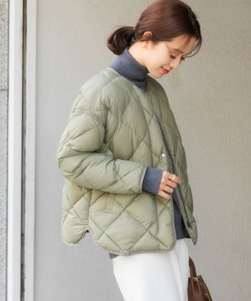 22AW / LANTERN / 完売 キルティング ブルゾン L ダウン