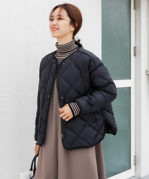 22AW / LANTERN / 完売 キルティング ブルゾン L ダウン