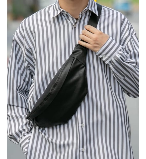 人気ファッションメンズ|【アーバンリサーチ/URBAN RESEARCH】 RODE SKO レザータッチボディバッグ