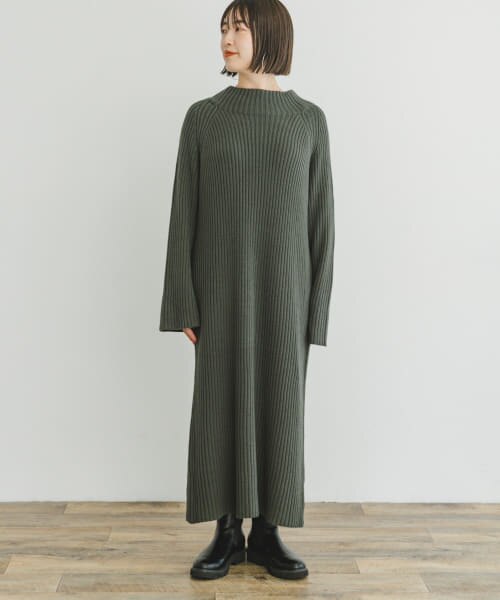 新作入荷!!】 セオリーリュクス 20AW モックネック リブ ワンピース