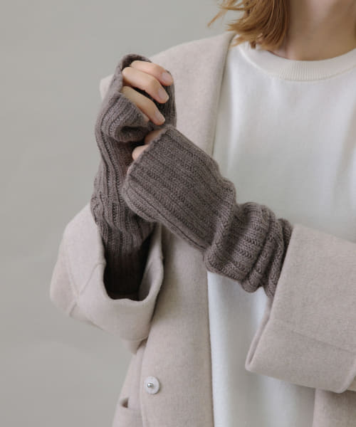 Sonny Label William Brunton Hand Knits リブ編みアームウォーマー