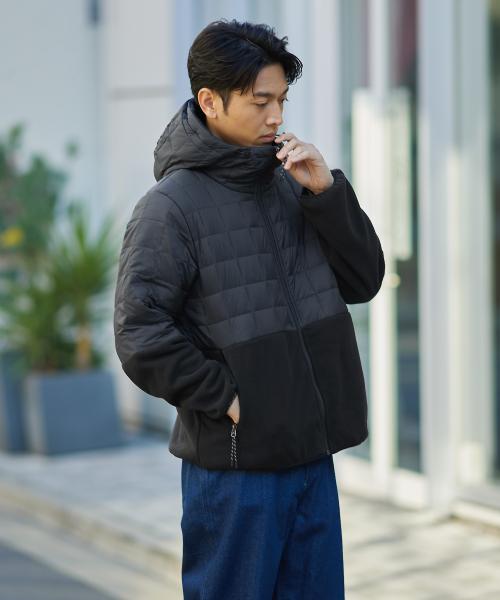 ITEMS TAION FREECE+DOWN HOOD JACKET|URBAN RESEARCH(アーバン