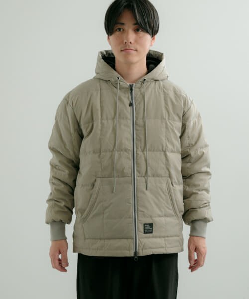 ITEMS TAION SC FRONT ZIP DOWN HOODIE|URBAN RESEARCH(アーバン