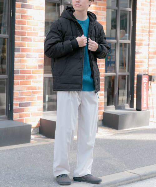 ITEMS TAION SC FRONT ZIP DOWN HOODIE|URBAN RESEARCH(アーバン