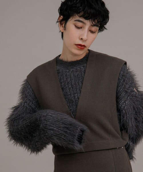 LAATO SHOULDER SLIT SHAGGY KNIT|URBAN RESEARCH(アーバンリサーチ)の