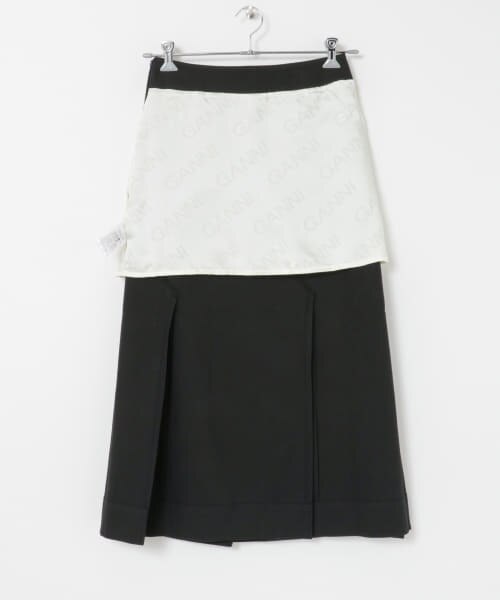 UR GANNI Cotton Suiting Maxi Skirt|URBAN RESEARCH(アーバンリサーチ