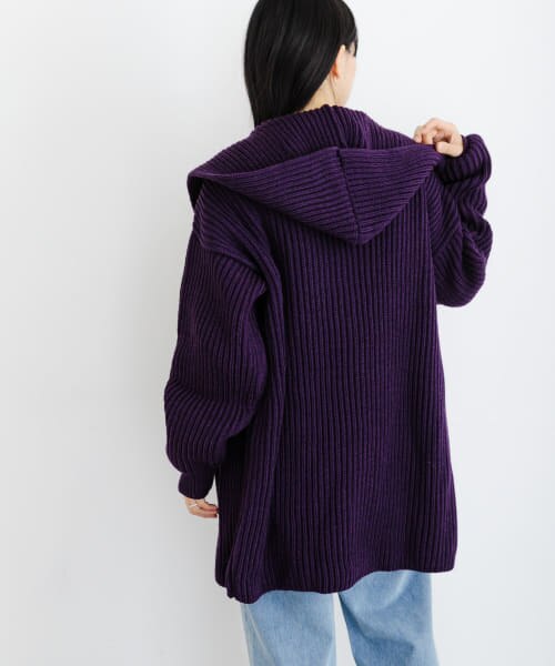 UR 『別注』OLDDERBY KNITWEAR×UR Open Front Hoodie|URBAN RESEARCH