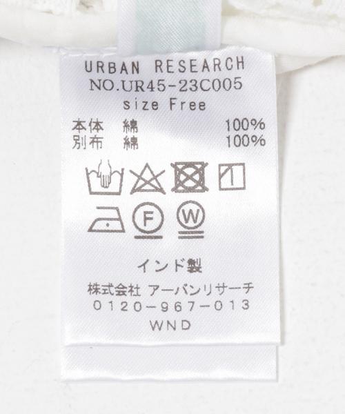 UR インドコットンレースブラウス|URBAN RESEARCH(アーバンリサーチ)の