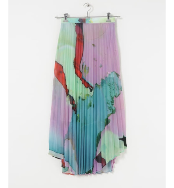 yA[oT[`/URBAN RESEARCHz UR TARO HORIUCHI Printed Pleated Skirt