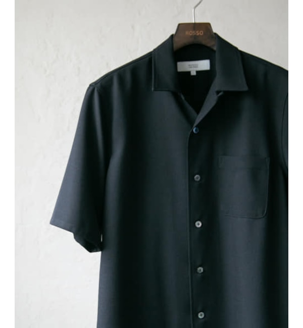 人気ファッションメンズ|【アーバンリサーチ/URBAN RESEARCH】 ROSSO 『WEB限定』『セットアップ対応』パナマ風オープンカラー半袖シャツ