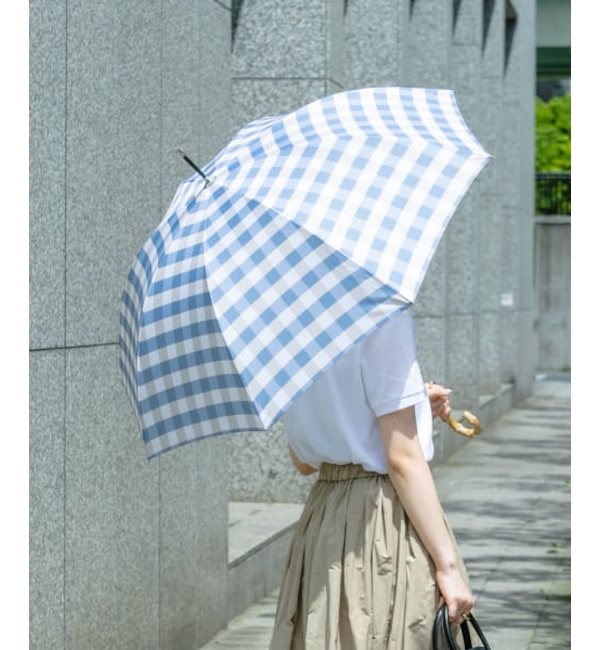 人気ファッションメンズ|【アーバンリサーチ/URBAN RESEARCH】 SMELLY 【晴雨兼用】because ギンガムチェックバンブー長傘