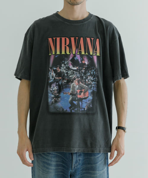 UR URBAN RESEARCH iD　NIRVANA SHORT-SLEEVE T-SHIRTS