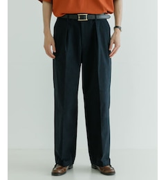 UR ストレッチピーチツイルTUCK WIDE PANTS