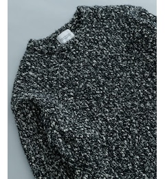 UR MIX SLUB PLAIN STITCH CREW-NECK