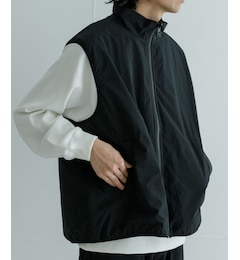 UR 『撥水』『リバーシブル』new basic REVERSIBLE MIL STAND VEST