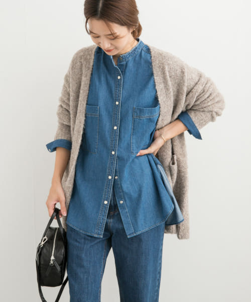 urban research トップ rosso センター レース ブラウス