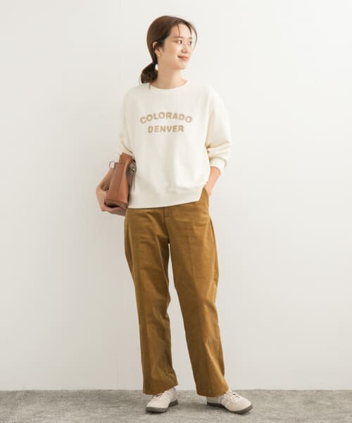 【メーカー直売】 DOORS RESEARCH(アーバン パイル刺繍ロゴスウェット|URBAN トップス