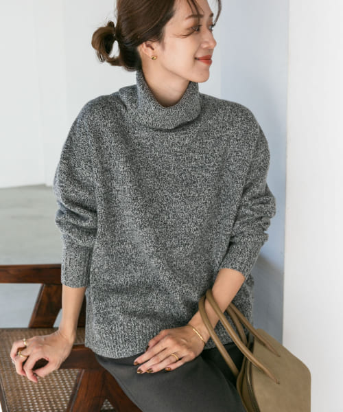 URBAN RESEARCH DOORS（アーバンリサーチドアーズ）の「ハミルトンウールタートルネックプルオーバー（ニット/セーター）」 - WEAR