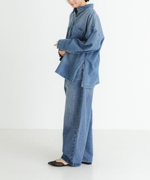 大人気定番商品 UR スキッパーデニムシャツ|URBAN RESEARCH(アーバンリサーチ)の トップス